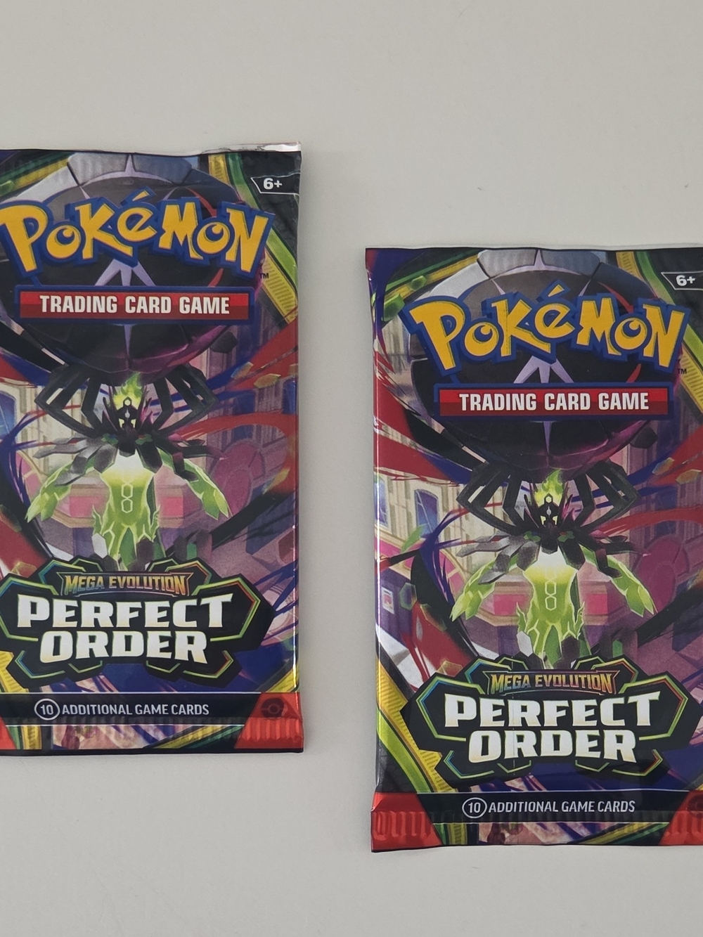 Pokémon TCG Mega Evolution Perfect Order Booster Pack (English, 10 Cards) x2